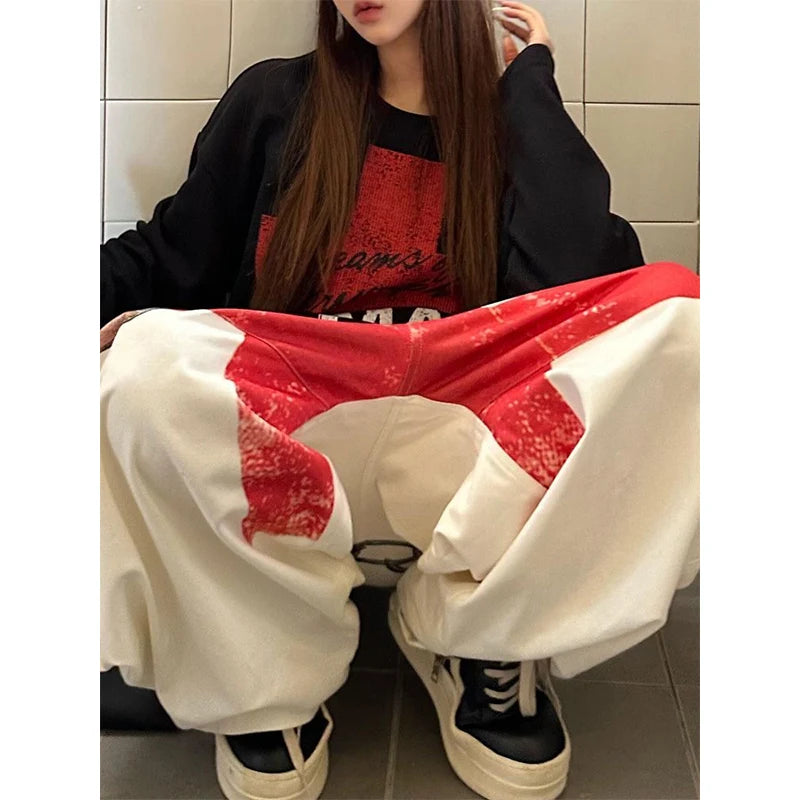 White Baggy Jeans  Japanese 2000s