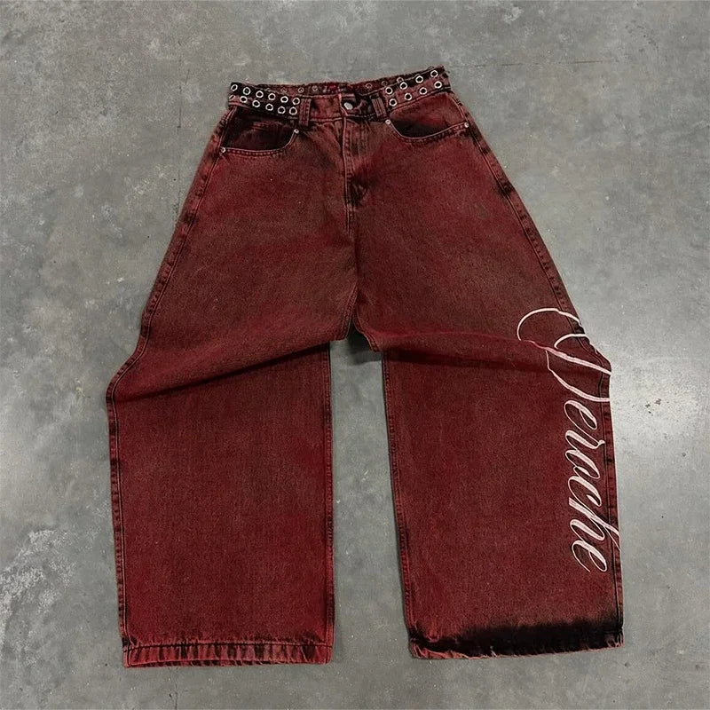 Y2K Wide Jeans (soo beautiful details)