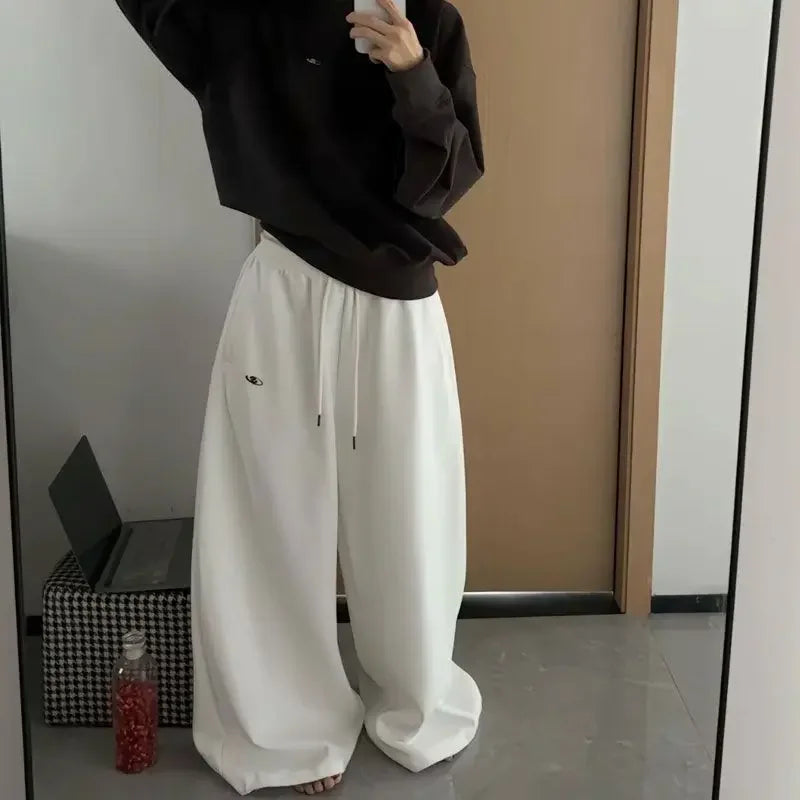 American Retro High Waist Super Wide-Leg Pants