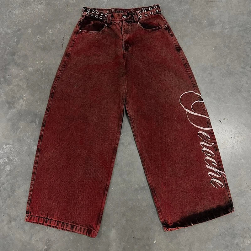 Y2K Wide Jeans (soo beautiful details)