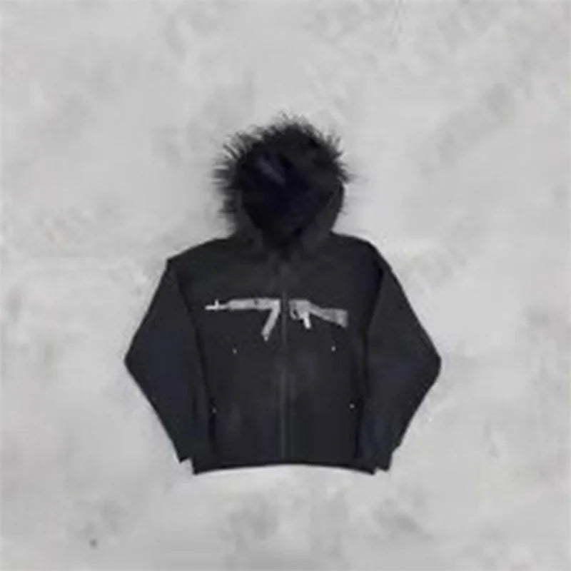 white snow hoodie(❁´◡`❁)